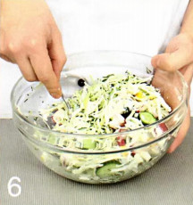 салат весенняя свежестьсалат весенний +из капусты
